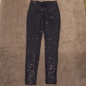 Kensie Sequin Leggings Sz S